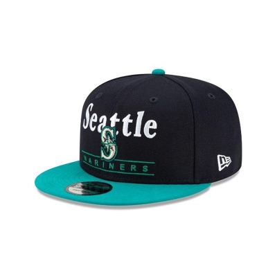 Seattle Mariners Gorra | New Era MLB Two Tone Retro 9fifty Snapback Cap Mexico - Azules